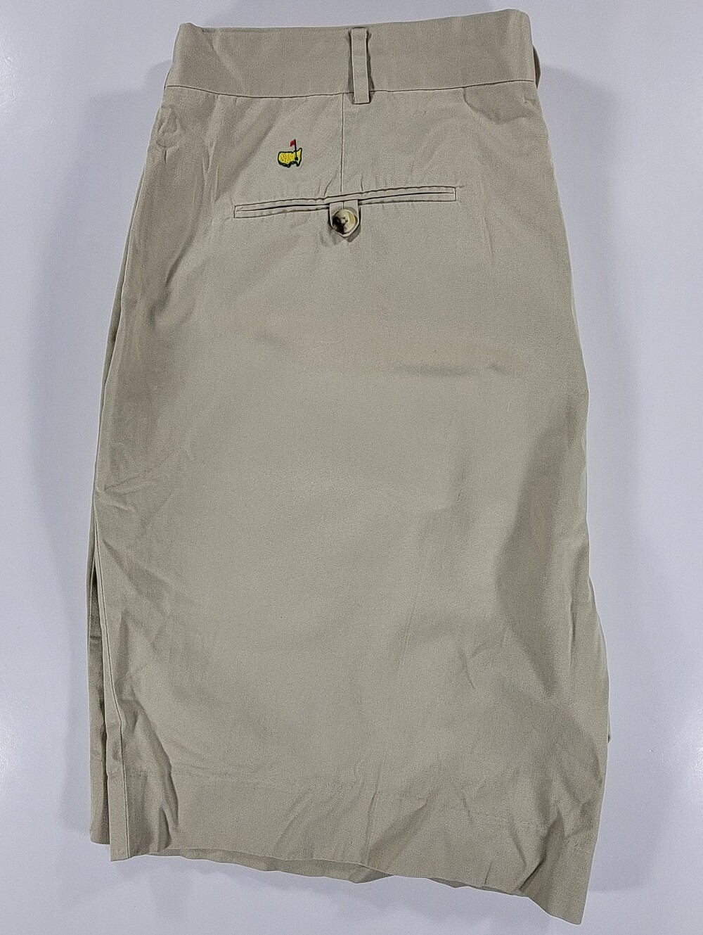 Men's Masters Collection Augusta National Golf Shorts Pleated Khaki 40 Cotton
